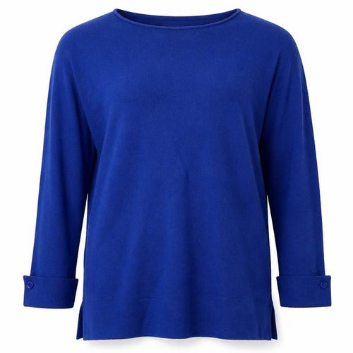 Beauty Women Womens Blue   Pullover Jumper Size M