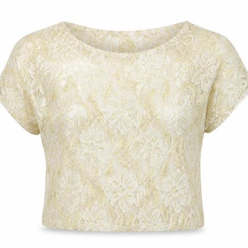 Be Beau Womens White Floral  Basic Blouse Size 12