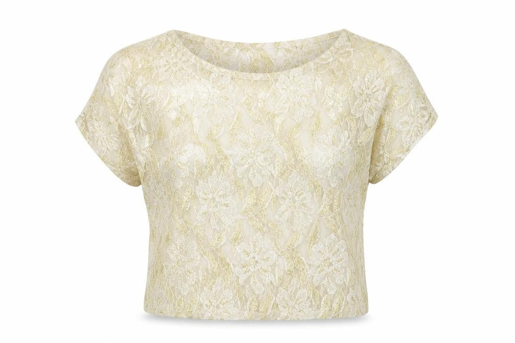 Be Beau Womens White Floral  Basic Blouse Size 12
