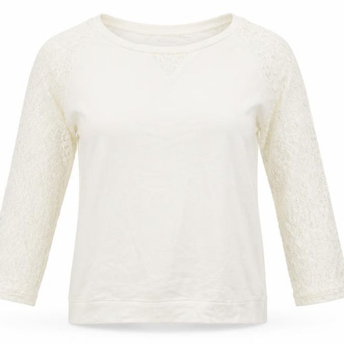 H&M Womens White   Pullover Jumper Size 4