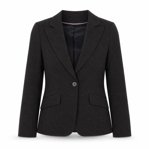 Marks and Spencer Womens Black Striped  Jacket Suit Jacket Size 8