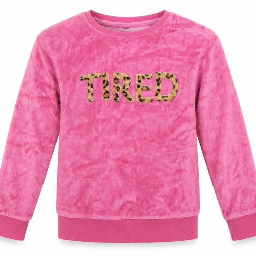 George Girls Pink  Fleece Pullover Sweatshirt Size 7-8 Years