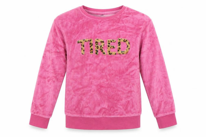 George Girls Pink Fleece Pullover Sweatshirt Size 7-8 Years