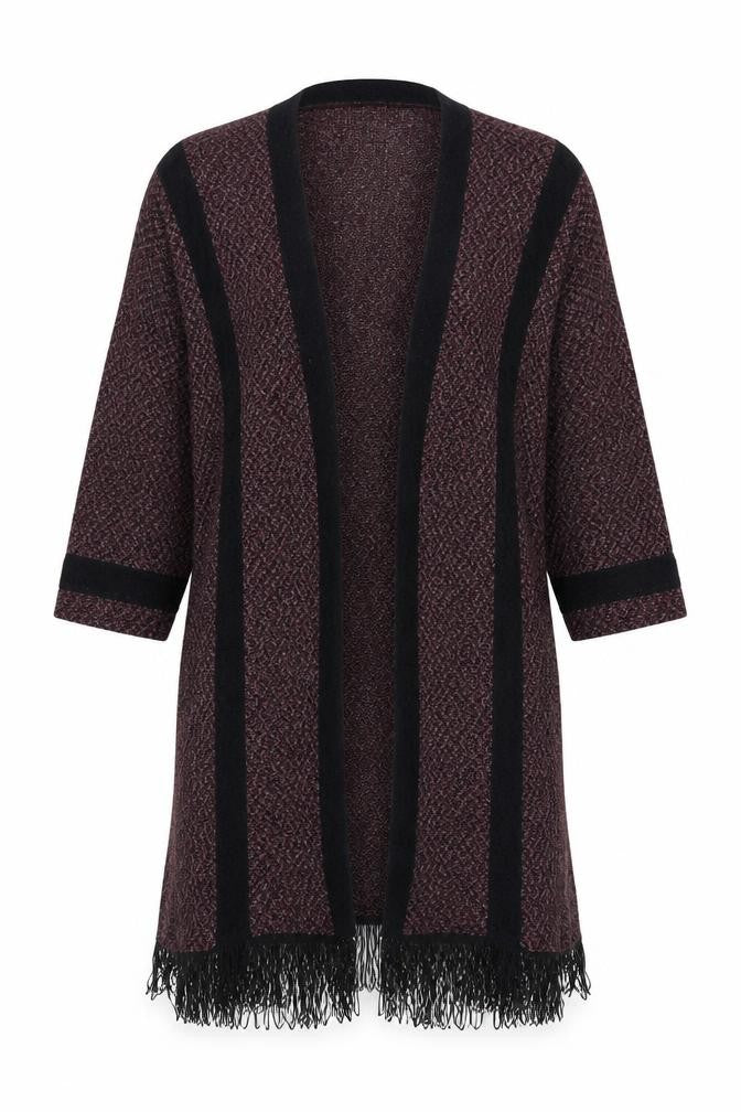 Miss Selfridge Womens Red Knit Cardigan Jumper Size 8