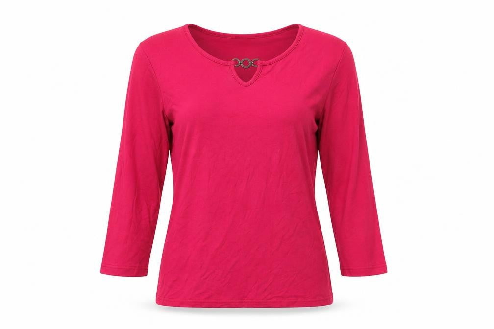 Damart Womens Pink   Basic T-Shirt Size 10
