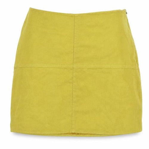 Atmosphere Womens Green  Velour A-Line Skirt Size 10