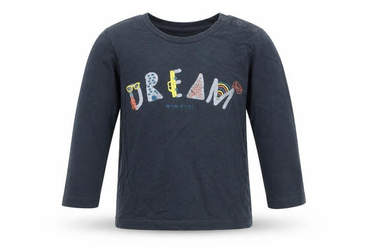 Front view of Play up boys’ grey basic t-shirt, size 2, years