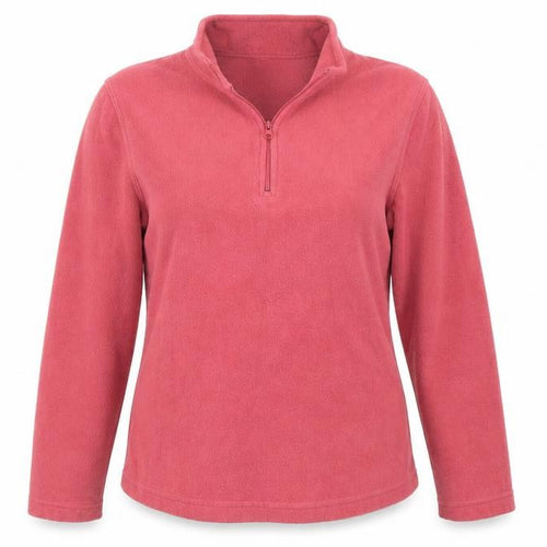 Preworn Womens Pink  Fleece Pullover Sweatshirt Size S