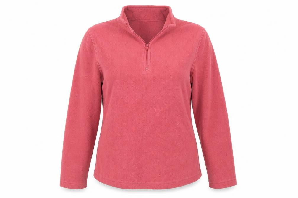 Preworn Womens Pink  Fleece Pullover Sweatshirt Size S