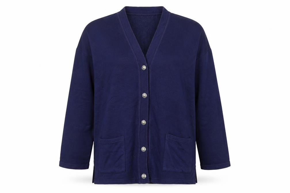 Pure & Natural Womens Blue   Cardigan Jumper Size M