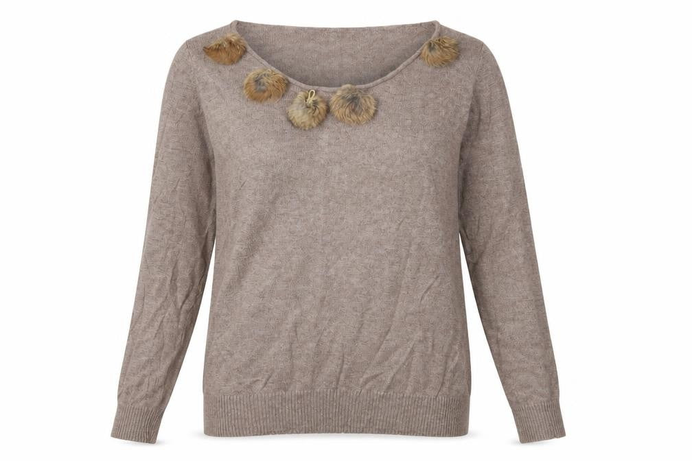 Preworn Womens Brown   Pullover Jumper Size S