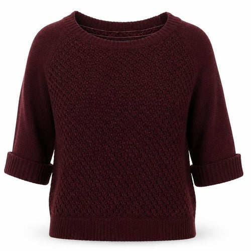 Soon Womens Brown  Knit Pullover Jumper Size 12