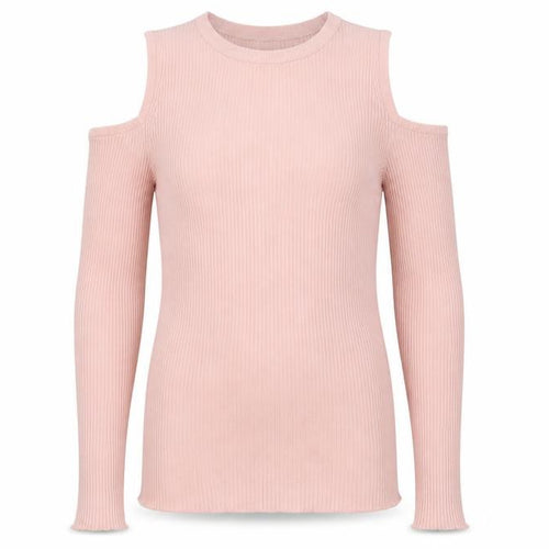 Young Dimension Girls Pink  Knit Pullover Jumper Size 11-12 Years