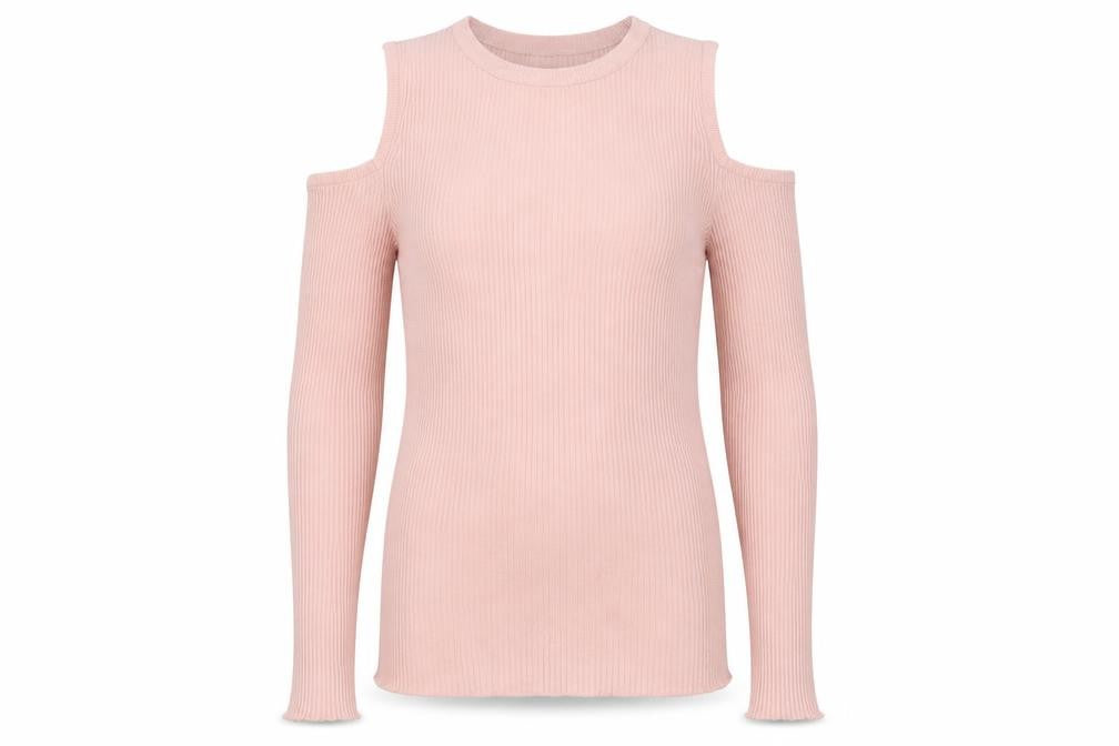 Young Dimension Girls Pink  Knit Pullover Jumper Size 11-12 Years