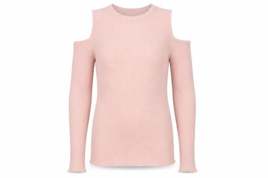 Young Dimension Girls Pink  Knit Pullover Jumper Size 11-12 Years