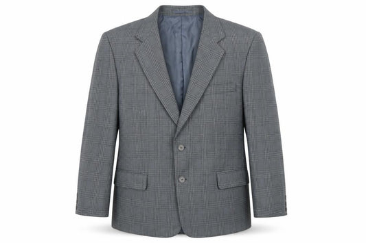 Front view of Classics men’s green check jacket suit jacket, size 42