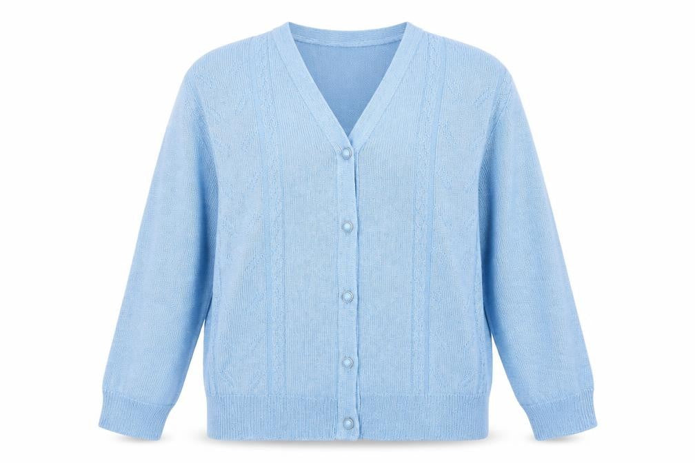 Future Lady Womens Blue   Cardigan Jumper Size S