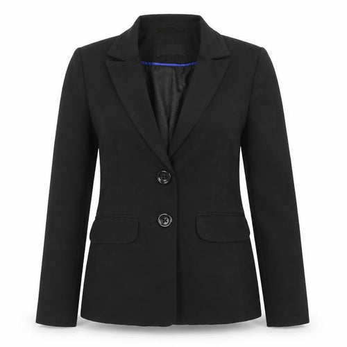 BHS Womens Black  Rayon Jacket Suit Jacket Size 12