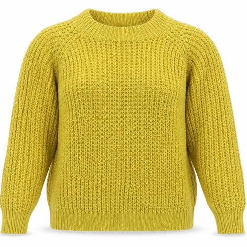 Therapy Womens Yellow  Knit Pullover Jumper Size S