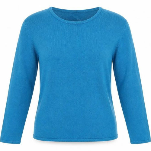 bm Collection Womens Blue   Pullover Jumper Size L