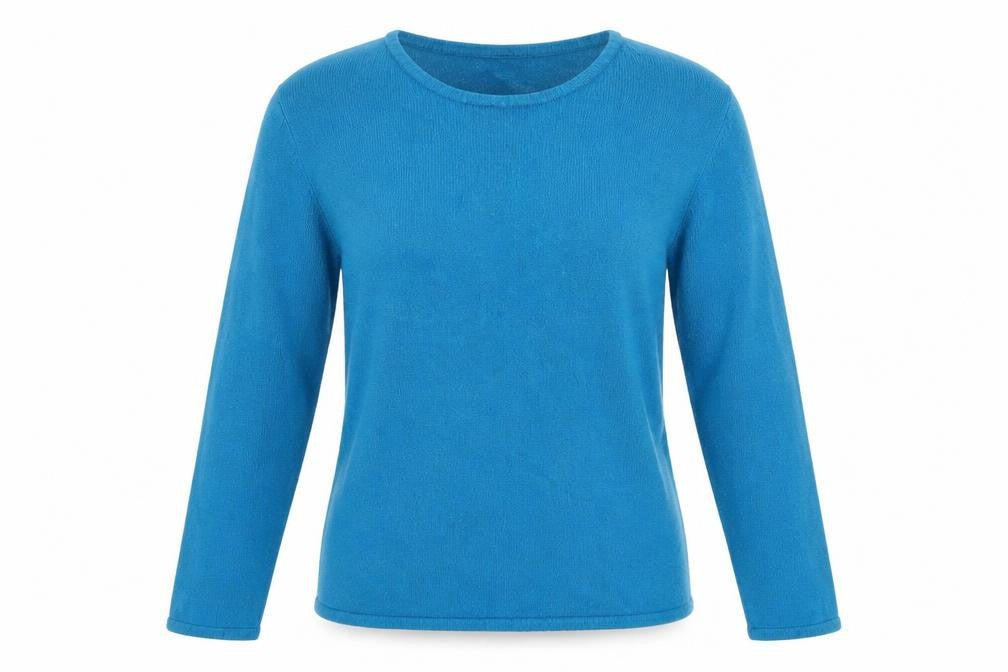 bm Collection Womens Blue   Pullover Jumper Size L