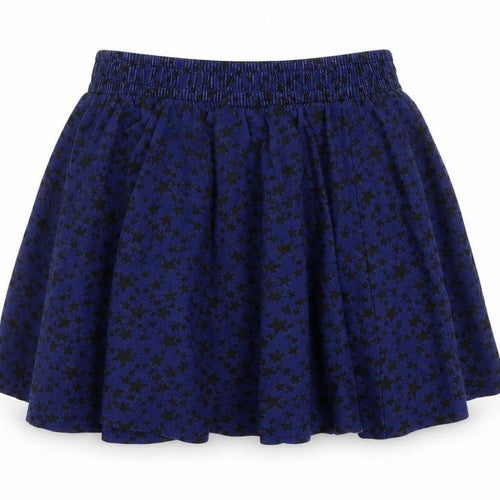 Zara Womens Blue   Skater Skirt Size S  - Star Print