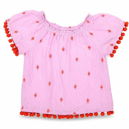 NEXT Girls Purple Polka Dot  Basic T-Shirt Size 4 Years