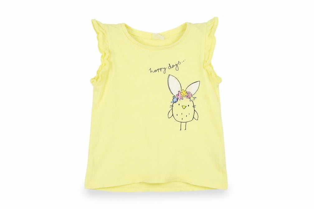 Next Girls Yellow   Basic Tank Size 4-5 Years  - chick