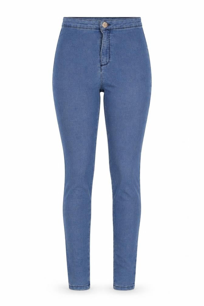 Miss Selfridge Womens Blue Denim Jegging Leggings Size 8 L29 in