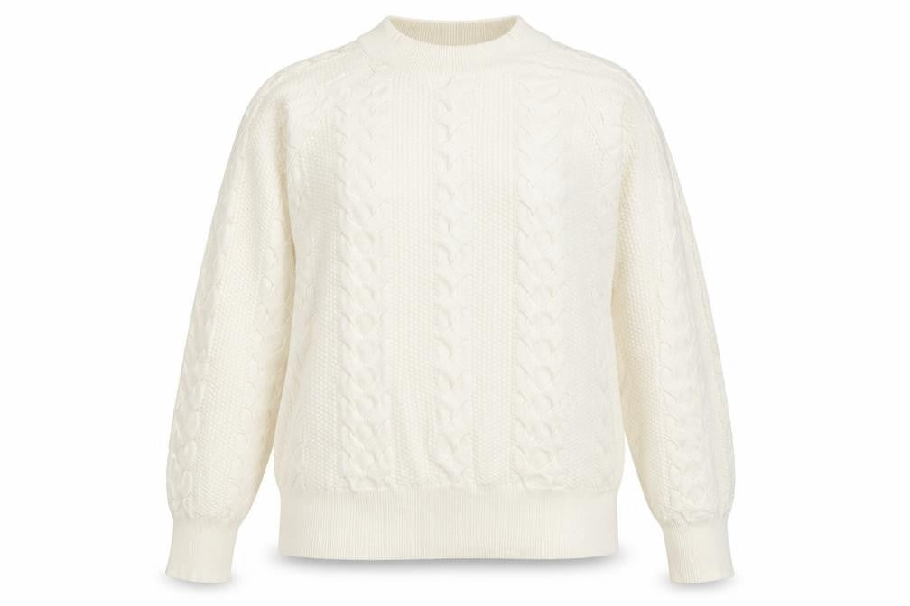 Very Womens White  Knit Pullover Jumper Size 14