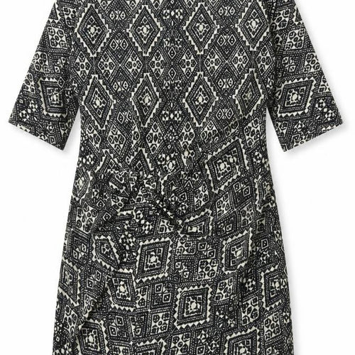Zara Womens Black Geometric  A-Line  Size M