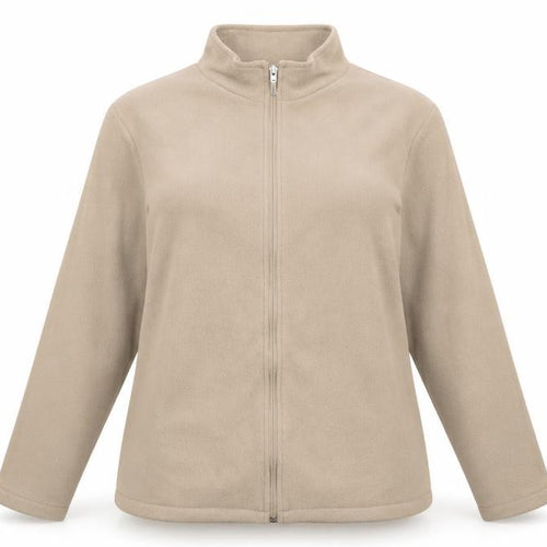 Gabrielle Vicenza Womens Beige   Full Zip Jumper Size 16