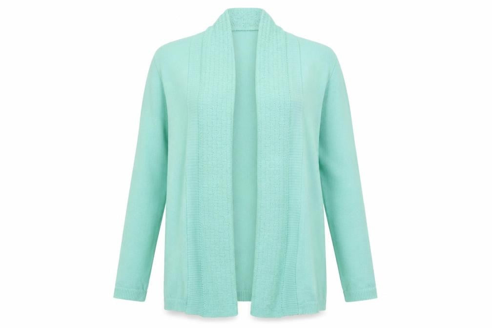 Classics Womens Green  Knit Cardigan Jumper Size M