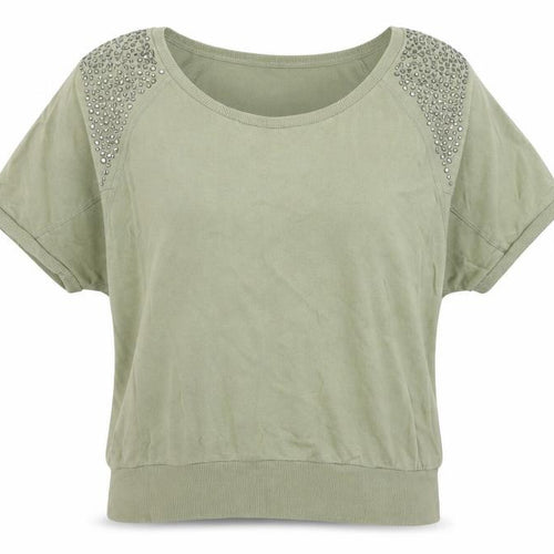 Preworn Womens Green   Pullover Sweatshirt Size 10