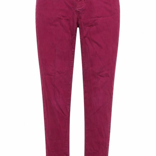 Peacocks Womens Purple  Denim Skinny Jeans Size 10 L29 in