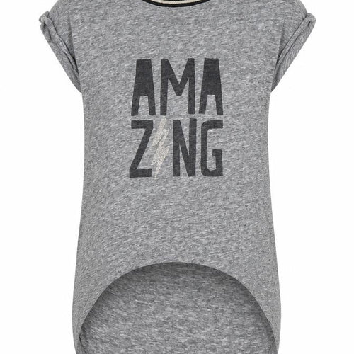 NEXT Girls Grey  Rayon Basic T-Shirt Size 8 Years