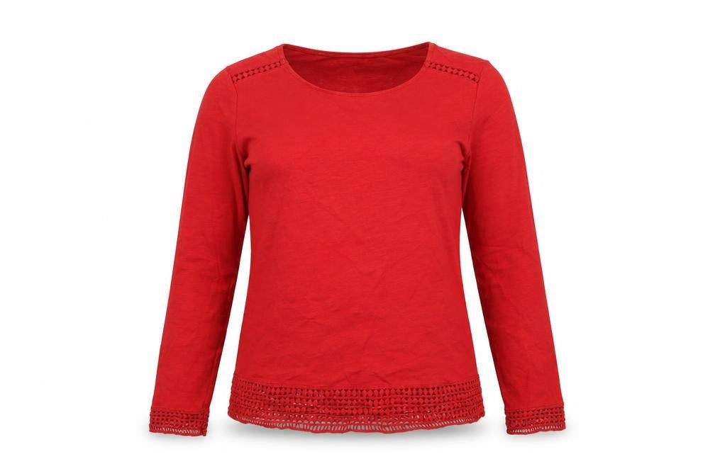 Promod Womens Red   Pullover Jumper Size M
