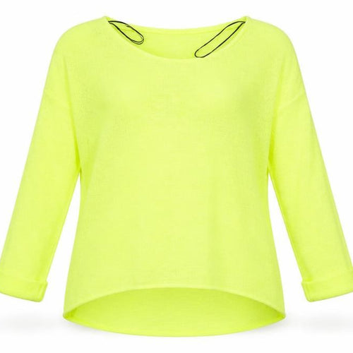 Divided by H&M Womens Yellow  Knit Pullover Jumper Size S
