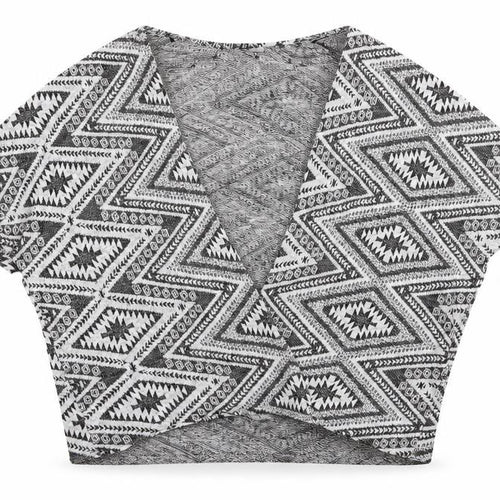 Divided by H&M Womens Grey Geometric Knit Cardigan Jumper Size M