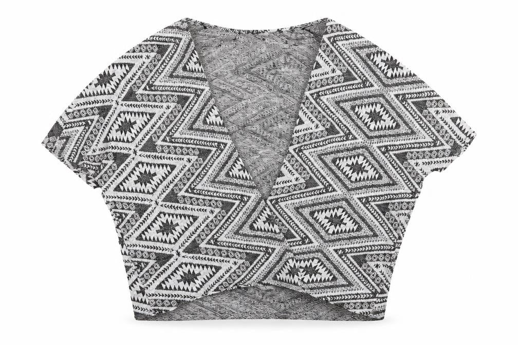 Divided by H&M Womens Grey Geometric Knit Cardigan Jumper Size M