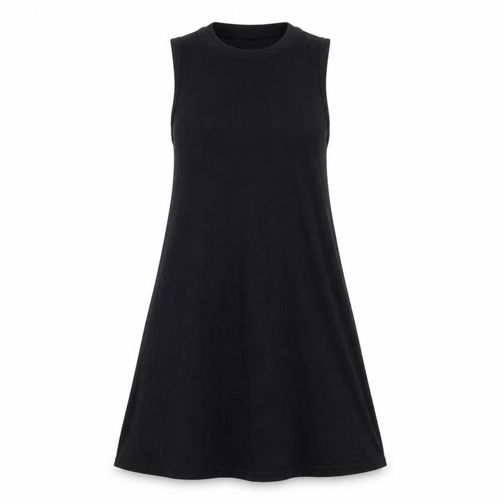 Topshop Womens Black Jersey T-Shirt Dress Size 6