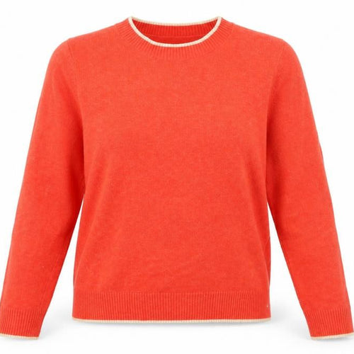 Light before Dark Womens Red  Knit Pullover Jumper Size M