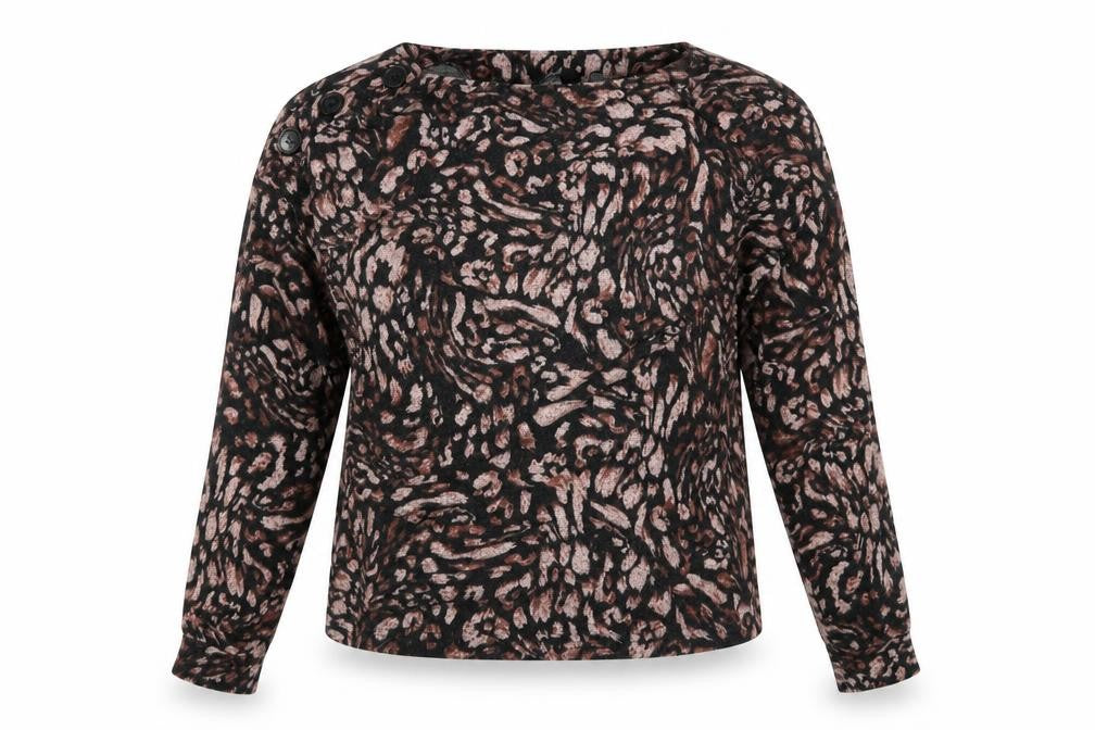 Dorothy Perkins Womens Multicoloured Animal Print  Pullover Jumper Size 10