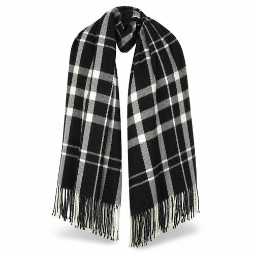 Preworn  Black Check   Shawl/Wrap