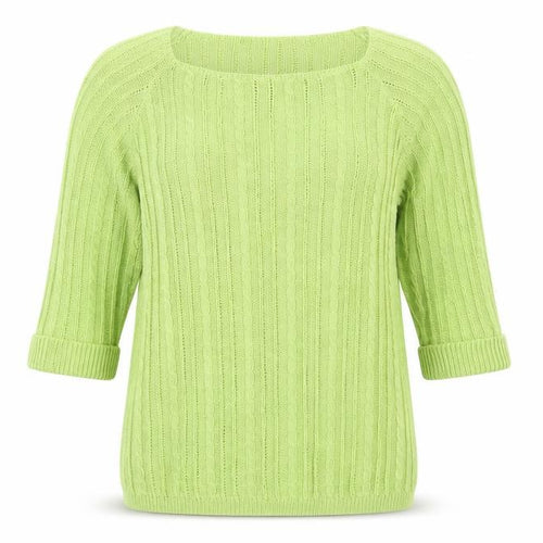 Just Elegance Womens Green   Pullover Jumper Size L