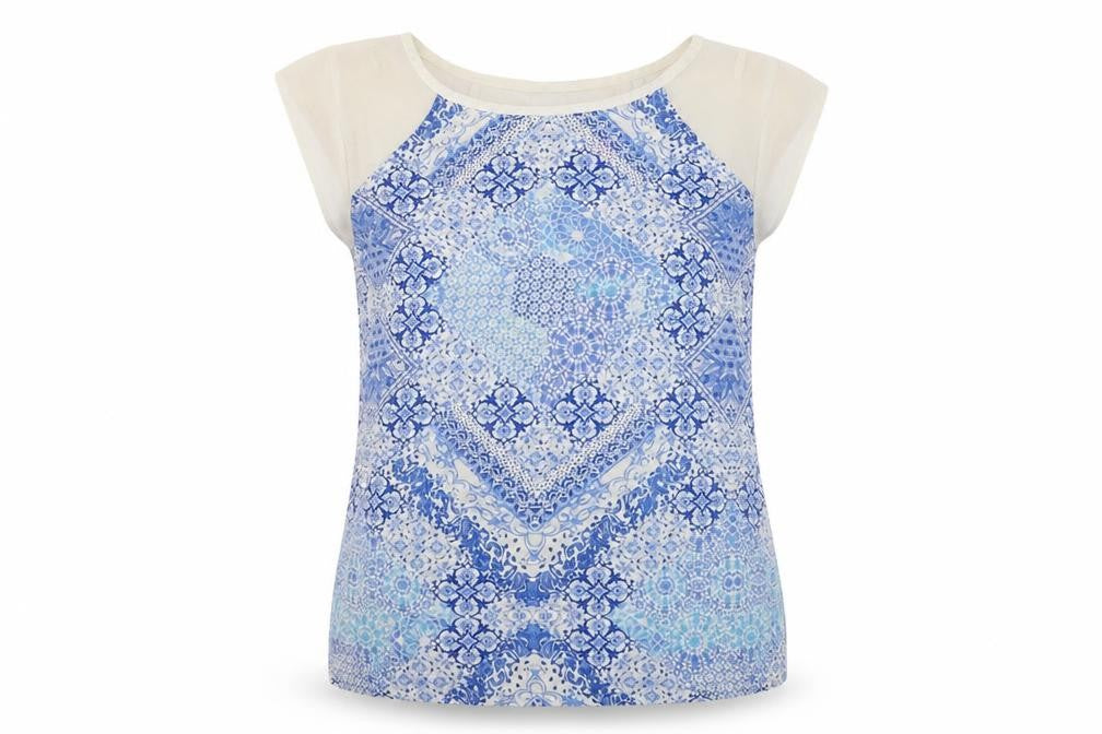 Preworn Womens Multicoloured Geometric  Basic Tank Size 6