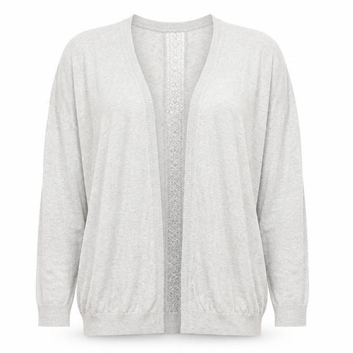 Dorothy Perkins Womens Grey  Knit Cardigan Jumper Size 12