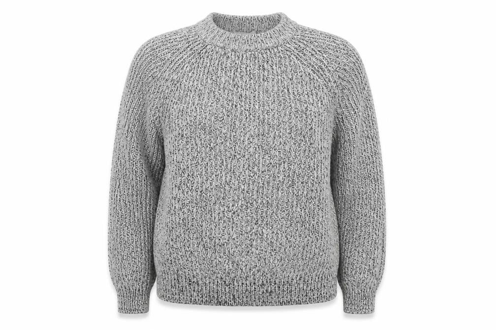 H&M Womens Grey  Knit Pullover Jumper Size M