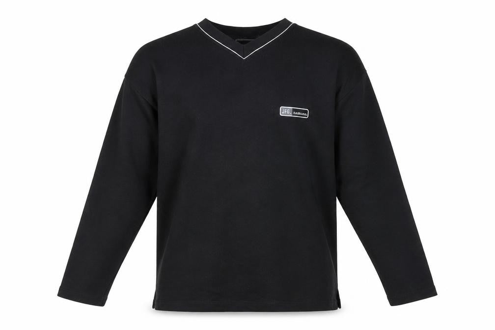 JFG Mens Black   Pullover Sweatshirt Size L