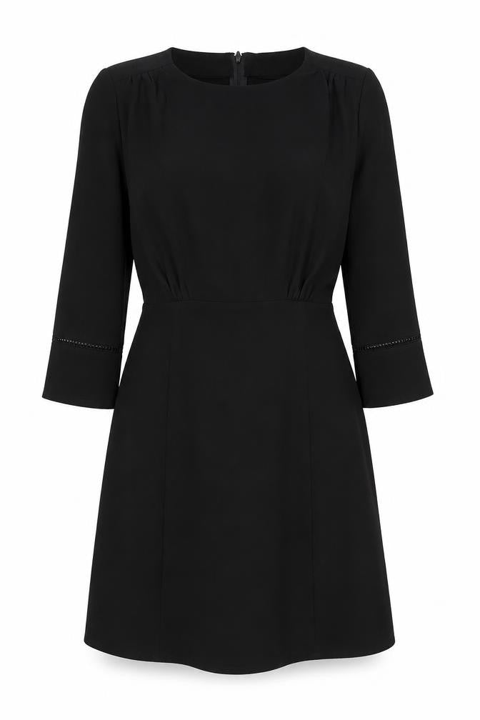 Preworn Womens Black   A-Line  Size 8